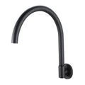 Shaw Mason 250mm Black Matte Swivel Wall Mounted Spout - 180° Swivel - SuperSaverAU - view 1