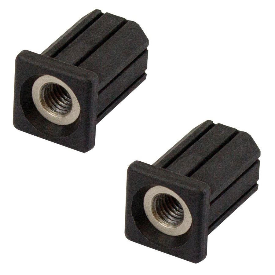 Richmond Square Threaded Tube Insert M8 19mm Zinc Plated 2 Pack - SuperSaverAU - view 1