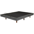 Sealy Apex Adjustable Bed Base Long Single - Zero G, Anti Snore, Dual Massage, Charcoal - APX-ADJ-SXL