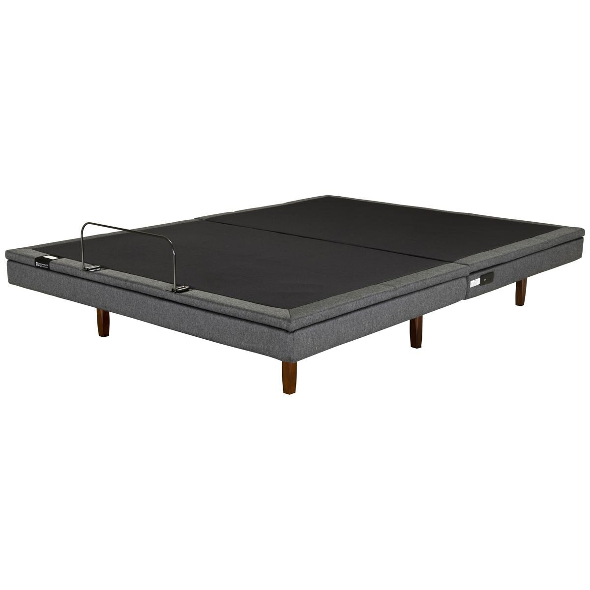 Sealy Apex Adjustable Bed Base Long Single - Zero G, Anti Snore, Dual Massage, Charcoal - APX-ADJ-SXL