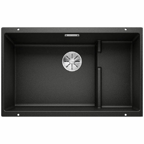 Blanco SUBLINE two level undermount sink - Black granite composite, 48L bowl, overflow - SUBLINE700ULBK5