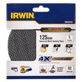 Irwin 125mm 80 Grit Orbital Sanding Disc 5 Pack
