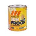 Taubmans 1L White Gloss Sunproof Exterior Paint - Water-Based - UV Protection - SuperSaverAU - view 1