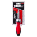 Trojan 6 in 1 Ratcheting Screwdriver - Ergonomic Handle - Red and Black - TJQ0136 - SuperSaverAU - view 4