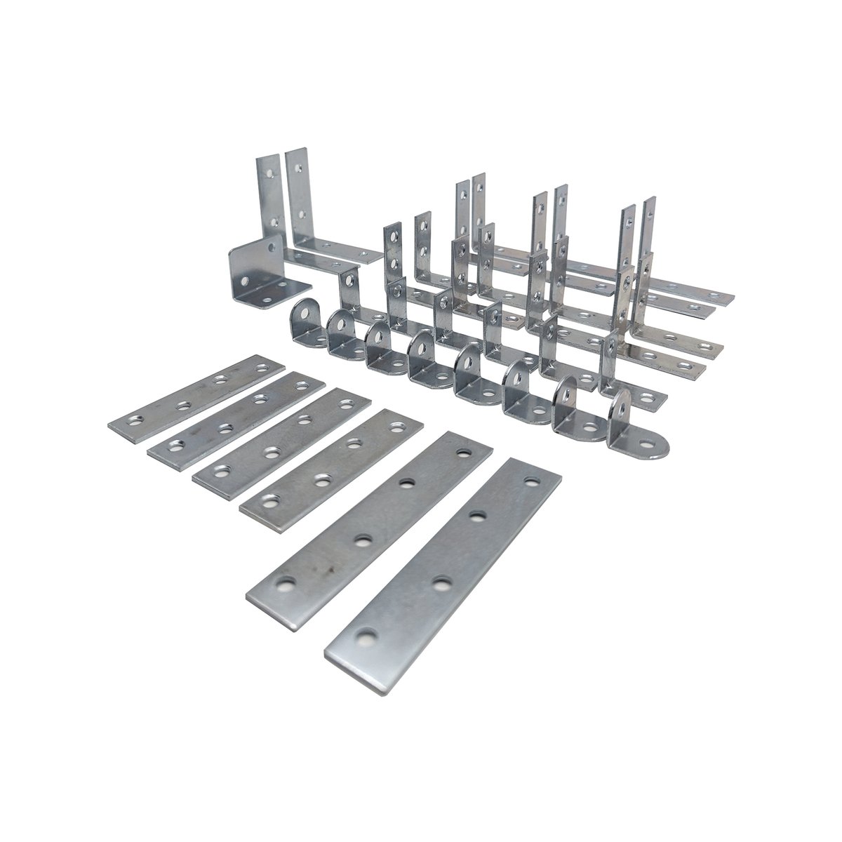 Syneco Angle Bracket Multi Pack - 38 Pieces - Rust-Resistant Steel - 135mm x 190mm x 30mm - SuperSaverAU - view 2