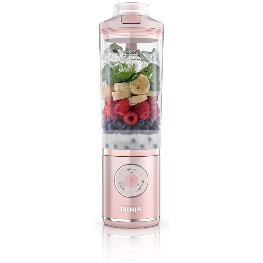 Ninja Blast Max Portable Blender 650ml - Pink - Cordless Auto IQ Programs - BC251PK