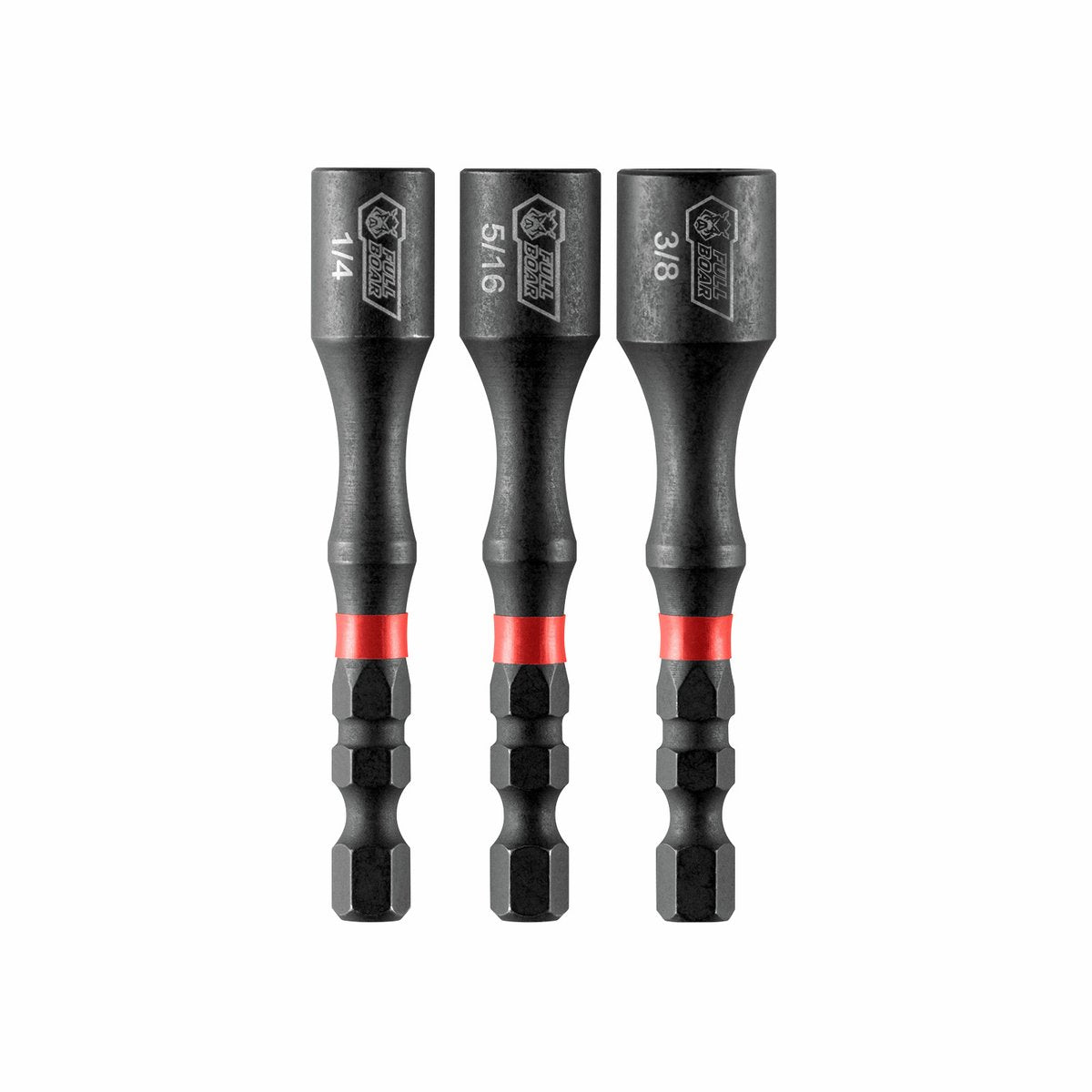 Full Boar Magnetic Impact Nut Setter - 3 Piece - S2 Steel - Strong Magnet - SuperSaverAU - view 2