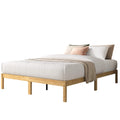 Zinus Moiz King Bamboo Wooden Bed Base - Bamboo Frame and Legs, No Box Spring Required - AU-FBMMB2ZC-12K