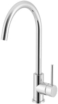 Gareth Ashton Gooseneck Mixer Tap - Chrome 377mm High Pin Lever Italian Design 3 Star WELS - 3K4