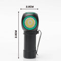 Swiss Tech 600lm Rechargeable Turbo Headlight - Compact Aluminium - 90m Beam Distance - 2 Hours Operation - SuperSaverAU - view 4