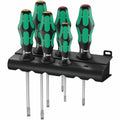 Wera 6 Piece 334 6 Screwdriver Set - Ergonomic Handles - 285mm x 210mm - SuperSaverAU - view 1