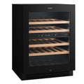 Vintec 40 Bottle Dual Zone Wine Fridge - Black, UV-Protected Glass Door, Inverter Compressor - VWD820SCB-X