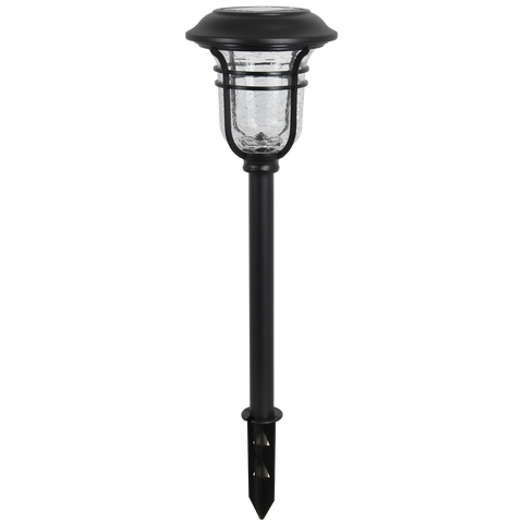 Click Vintage Solar LED Pathway Light - 125mm - Stainless Steel - Solar Powered - SuperSaverAU - view 1