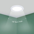 Arlec 9W 92mm Tri-Colour Dimmable LED Downlight Recessed Lens 240V White 2 Pack ALD285P2