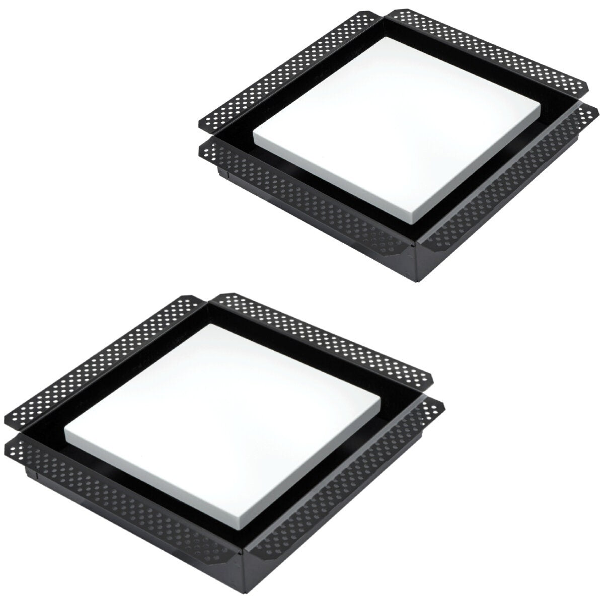 Schweigen Silent Twin Multi-Purpose Exhaust Vent - White, 850m³/h, Ecodrive Motor - BRB752PAK