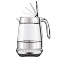 Breville the Smart Crystal Luxe Glass Kettle - Five Temperature Settings, Keep Warm, 2400W - BKE855BSS