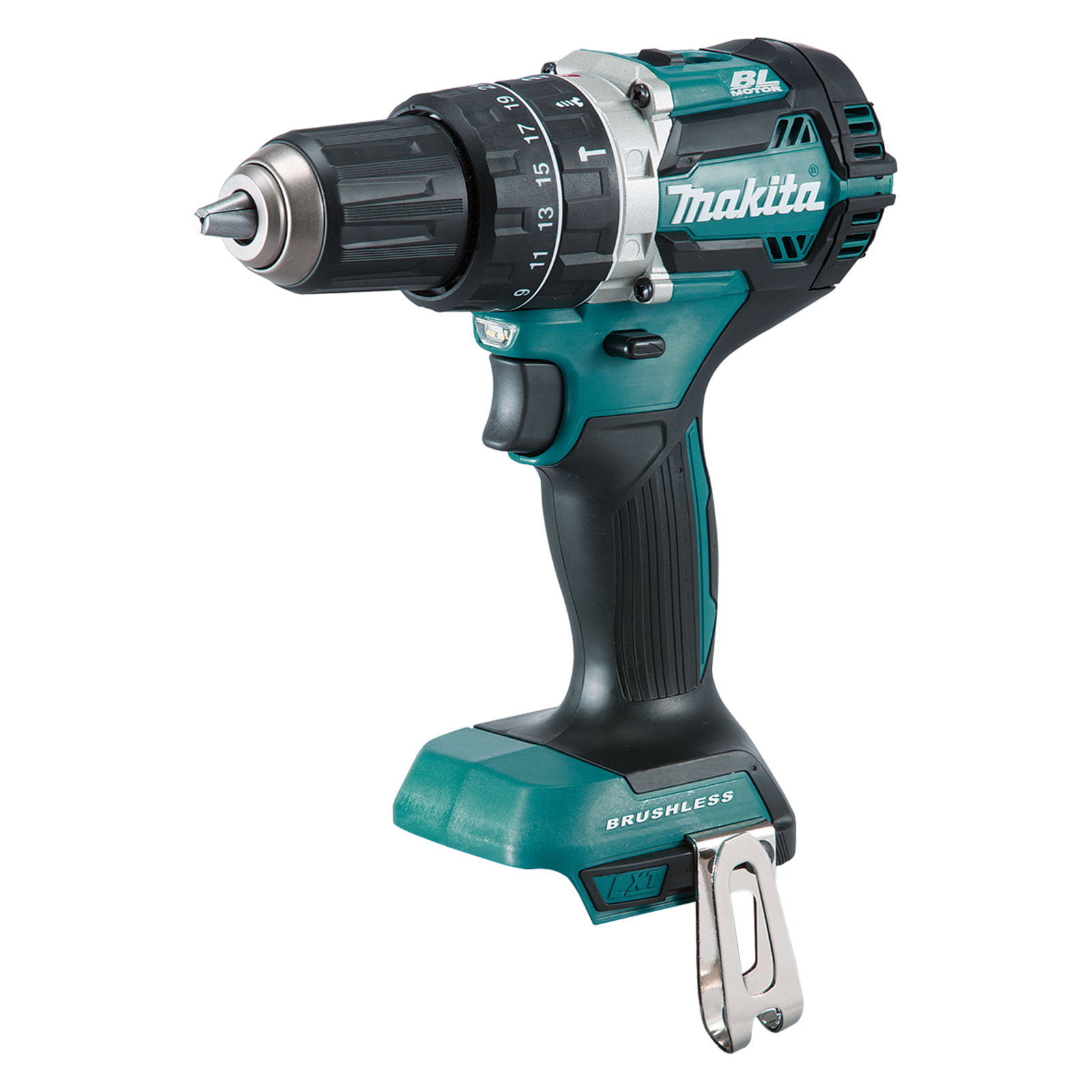 Makita 18V LXT Brushless Heavy Duty Compact Hammer Driver Drill DHP484Z - Skin Only, Cordless