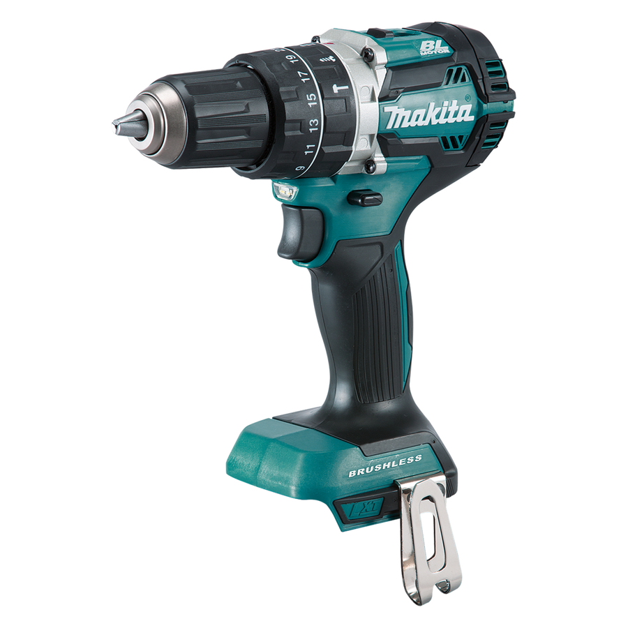 Makita 18V LXT Brushless Heavy Duty Compact Hammer Driver Drill DHP484Z - Skin Only, Cordless