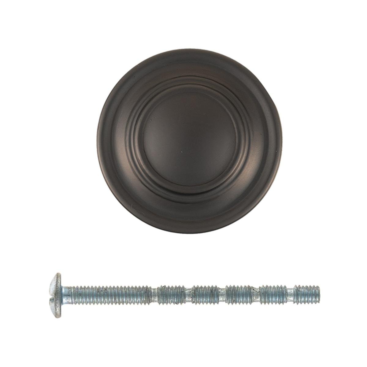 Taskmaster 34mm Round Cabinet Knob - Gunmetal - 1 Pack - Easy Installation - SuperSaverAU - view 1