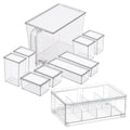 The Container Store 10 piece pantry pack 1 - Modular airtight canisters - Clear PET - VTCS-PANTRY-P1