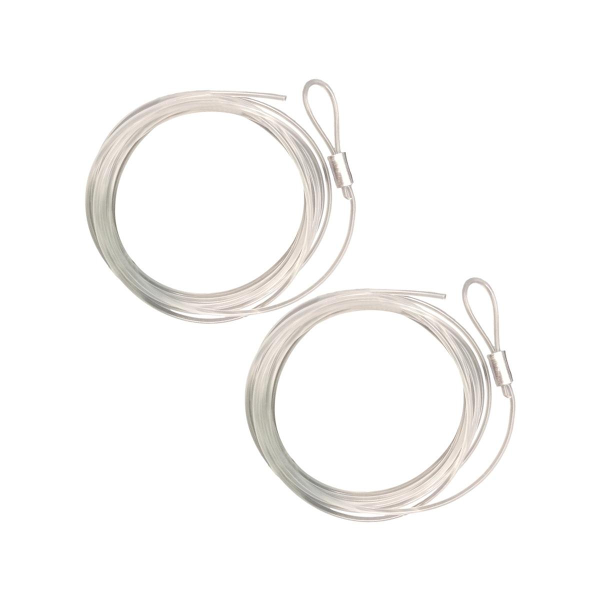 Gallery Home Looped Nylon Wire 2 Pack - Adjustable Hooks - Clear - SuperSaverAU - view 1