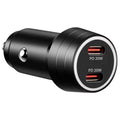 Antsig 40W 2-Port USB-C Car Charger with Power Delivery - Metal APCC36WCC