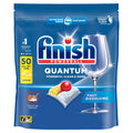 Finish Quantum Lemon Dishwashing Tablets - 50 Pack - Fast-Dissolving - 0.6kg - SuperSaverAU - view 1
