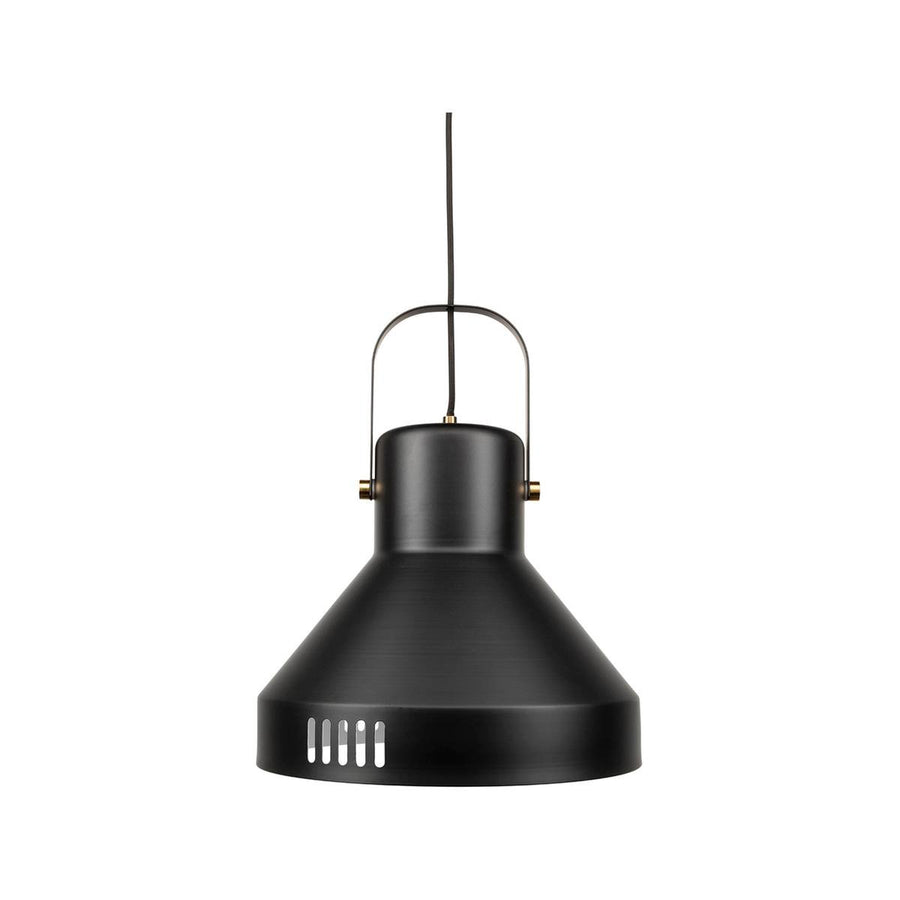 Brilliant Degraves Pendant Light - 35cm Matte Black - DIY Installation - Industrial Style - SuperSaverAU - view 1