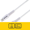 Antsig 1m USB C to Lightning Cable - White - 18W Fast Charging - Durable - SuperSaverAU - view 2