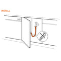 Unilux 2m hot or cold water inlet hose for washing machines and dishwashers - ULX107