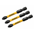 Dewalt Flextorq Screwdriver Bit 3 Pack - 57mm PH2 - Impact Resistant - SuperSaverAU - view 2