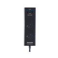 Jackson 2 Outlet Portable Powerboard - 2 USB-A, 2 USB-C, 30W - Black - SuperSaverAU - view 2