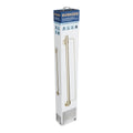 Evekare 900mm Brushed Brass Towel Rail with Grab Rail - Durable Support - SuperSaverAU - view 2