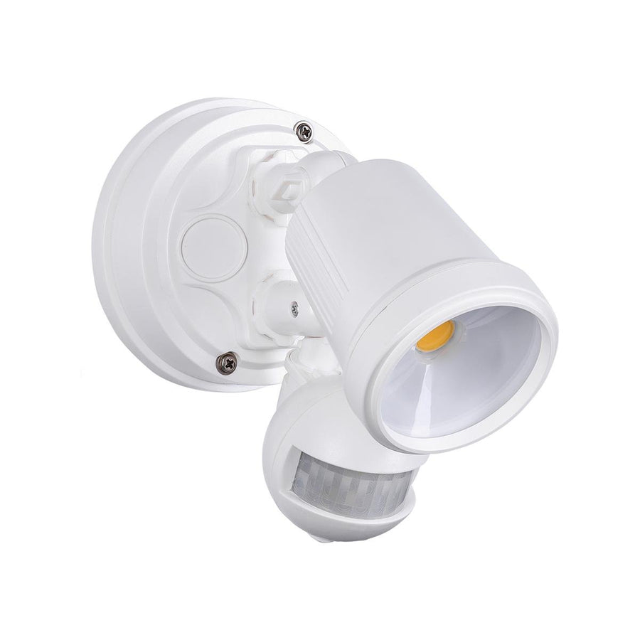 Brilliant Raptor III Single LED Sensor Light - 10W - 800 Lumens - White - Outdoor - SuperSaverAU - view 1
