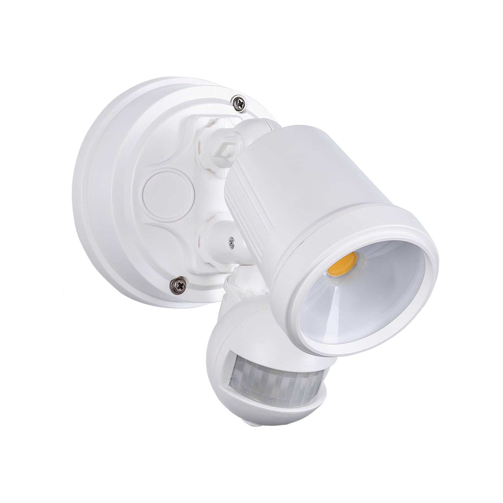 Brilliant Raptor III White Single LED Sensor Light 10W Motion Sensor Outdoor 22599/05