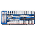 Kincrome 69 Piece 1/4" and 1/2" Drive CRV Metric and Imperial Socket Set Ratcheting
