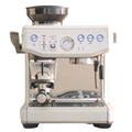 Breville Barista Express Impress Coffee Machine - Assisted Tamping, Sea Salt White - BES876SST4IAN1