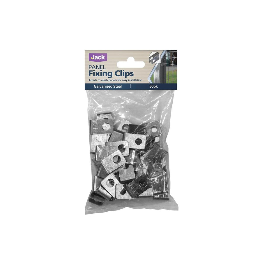 Jack Panel Fixing Clips - 50 Pack - Galvanised Steel - Easy Installation - SuperSaverAU - view 1