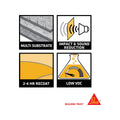 Sika Ormonoid Bitkote No 3 Waterproof Compound 1L - Water Based - Fast Drying - SuperSaverAU - view 2