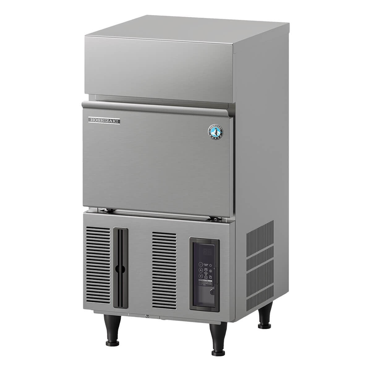 Hoshizaki self-contained cube ice maker - up to 31kg/day - stainless steel - IM-30CPE-28