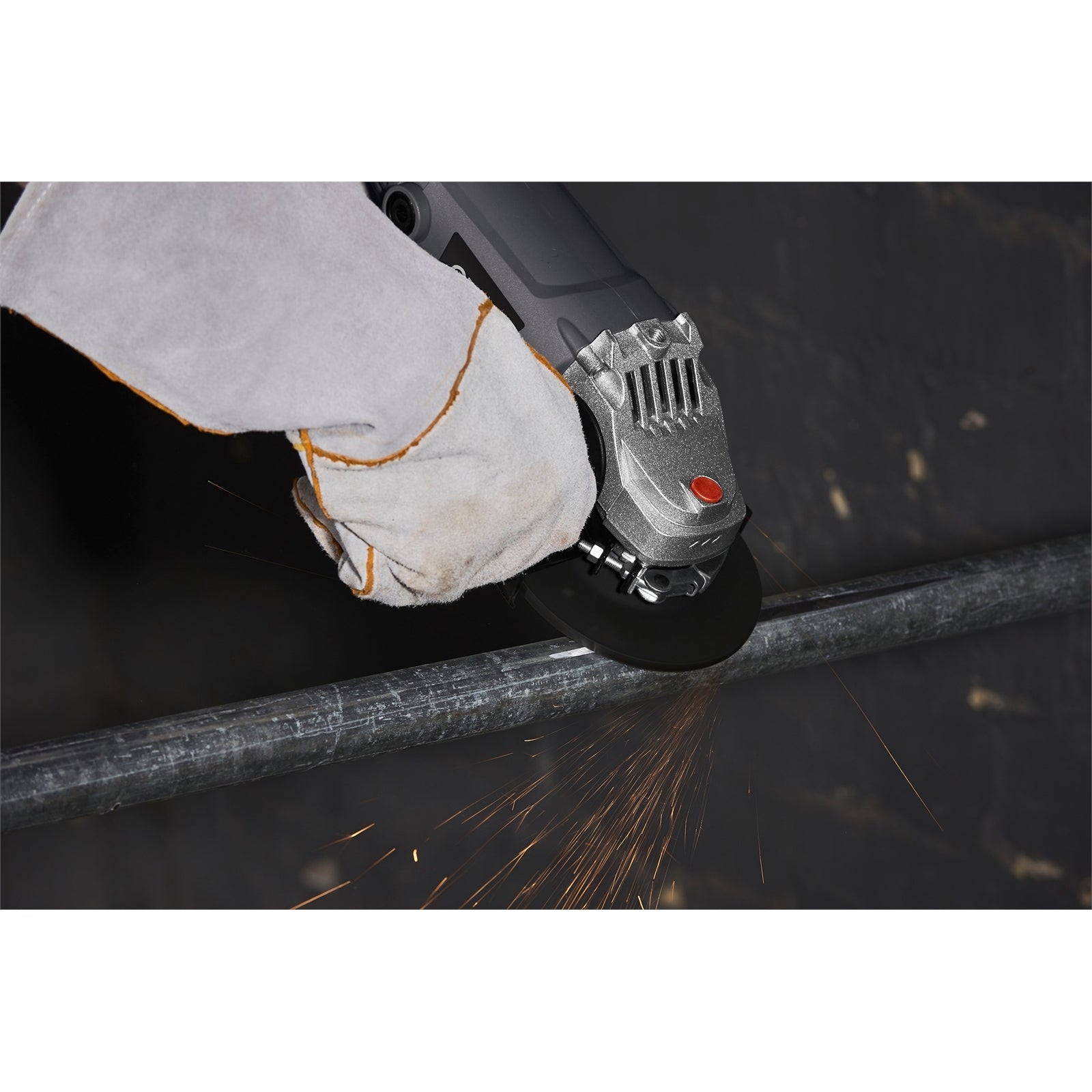 Ozito 125mm 5in Angle Grinder Kit 1200W 12000rpm Side Handle Spindle Lock AGS-0125