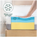 Zinus king single memory foam mattress - cooling gel foam, two-sided, removable zip cover - AU-MFGN11ZC-07B