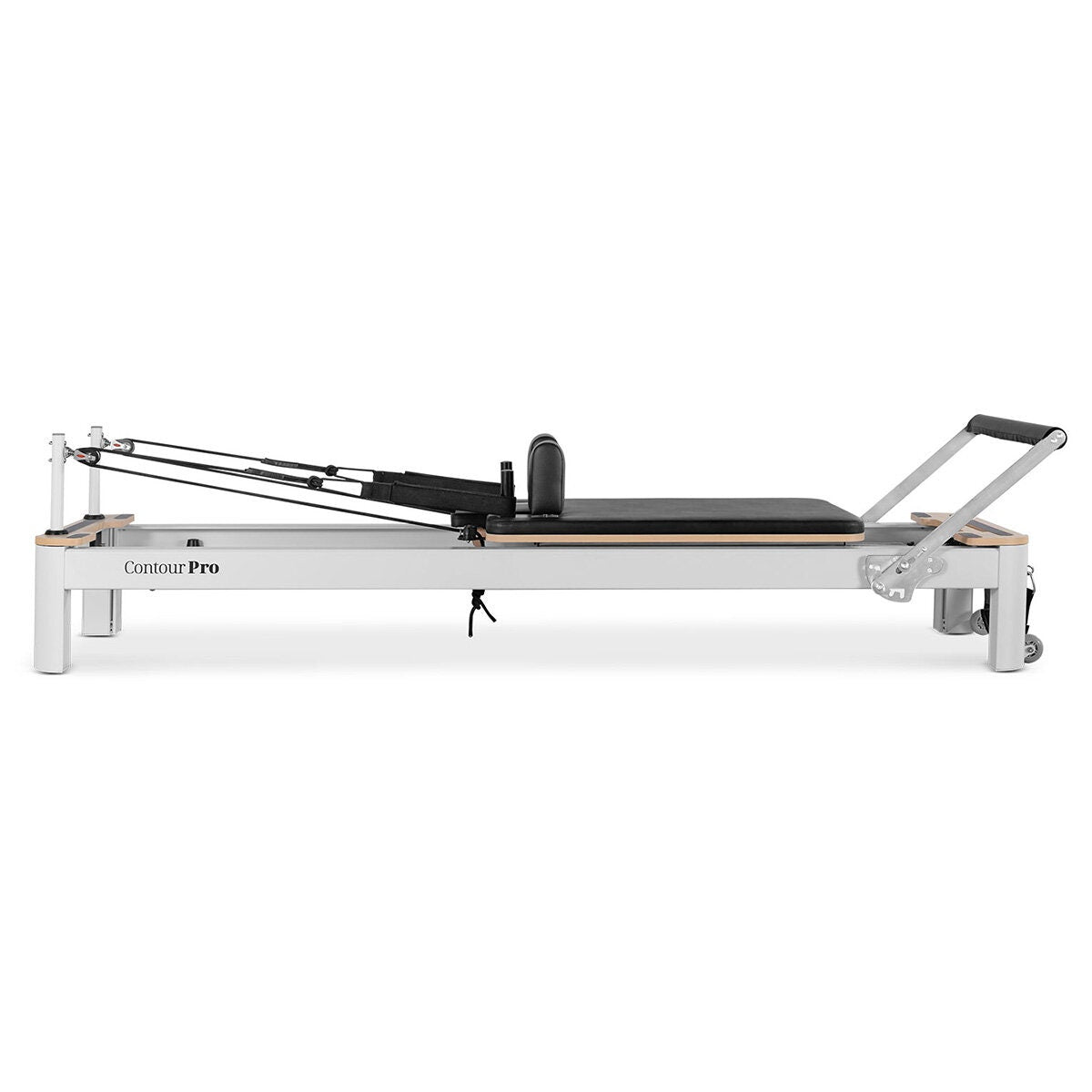 Lifespan Fitness Contour Pro aluminium reformer Pilates bed set - black accents - 75kg - LFRF-CONTPRO