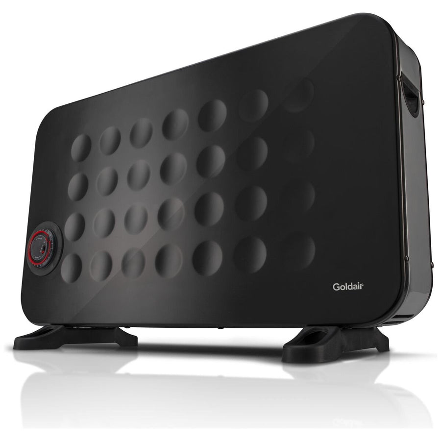 Goldair 2000W Convector Heater - Black, Turbo Fan Boost, 24-Hour Timer, 3 Heat Settings - GCV290B