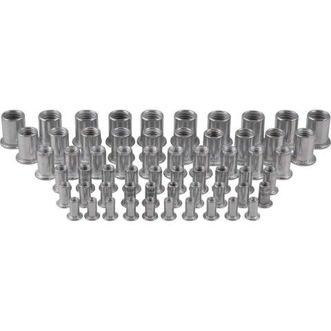 Kincrome M6 Rivnut Set - 20 Piece - Zinc Coated Steel - Secure Threads - SuperSaverAU - view 1