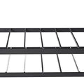 Zinus Ironline Single trundle bed frame set - black steel, daybed with hidden trundle - AU-IRDBS-39