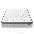 Zinus 30cm King Single Support Plus Pocket Spring Mattress - Plush Euro Top - AU-MSSPGR-12KS