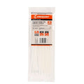 Crescent Cable Ties - 200 x 4.6mm - Natural - 25 Pack - Nylon - Self-Locking - SuperSaverAU - view 1