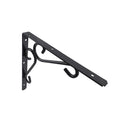 Carinya 250 x 200mm Dark Grey Powder Coated Steel Heavy Duty Scroll Stay Bracket, 200kg