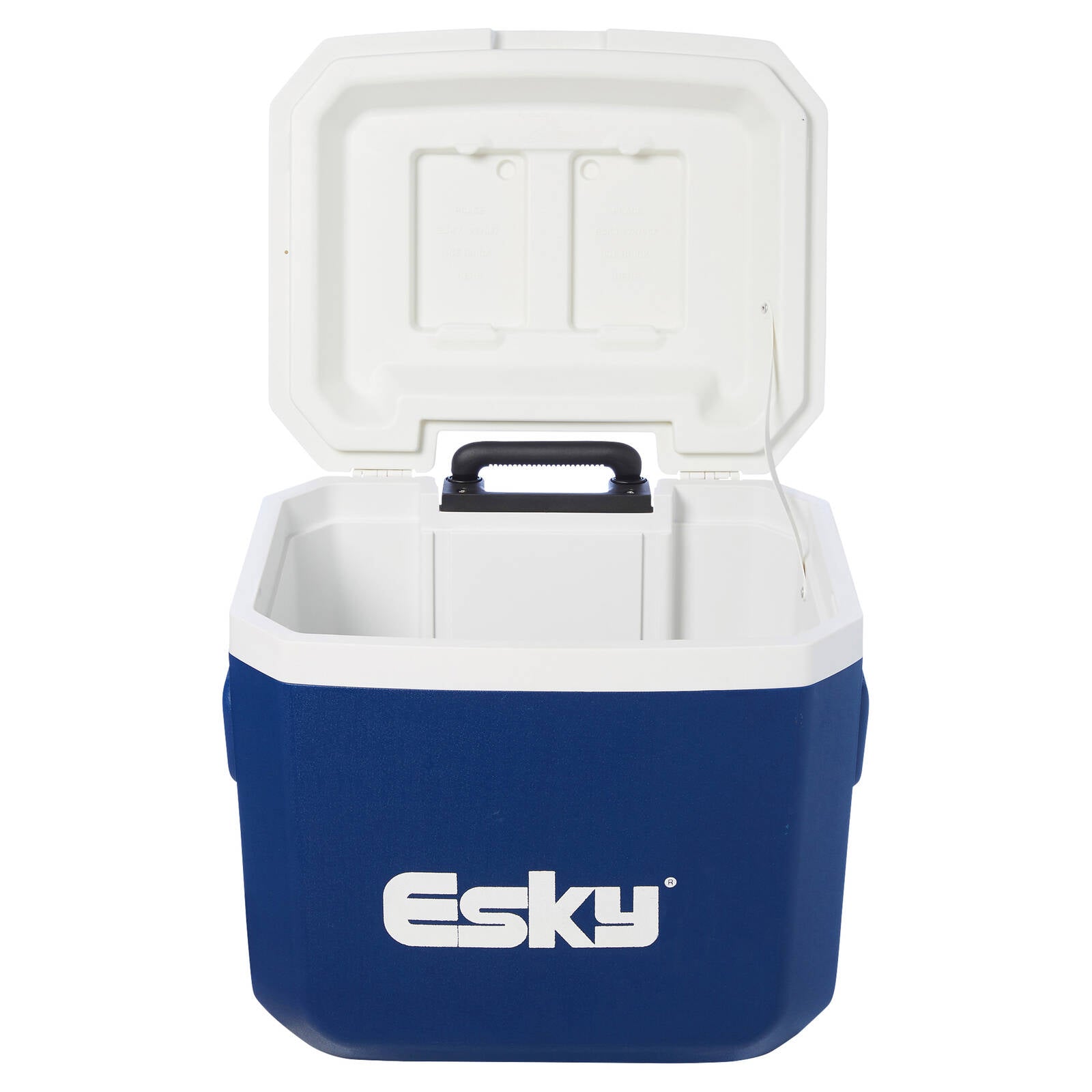 Esky 52L Wheeled Hard Cooler with Drain & Telescopic Handle Blue/White